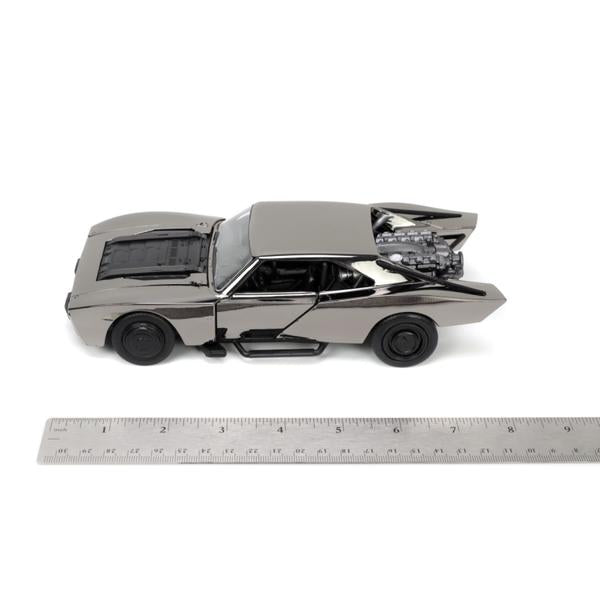 The Batman - Batmobile Chrome Black SDCC 2022 US Exclusive 1:24 Scale with Batman SD22 - Gametraders Modbury Heights