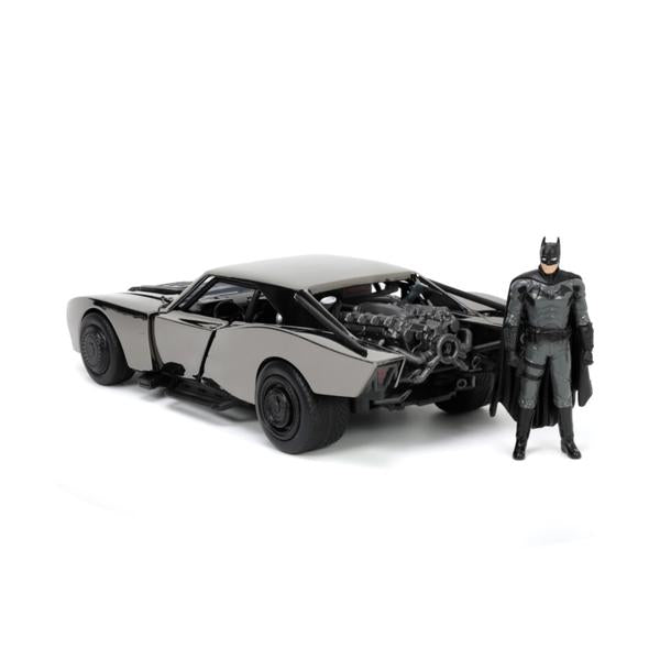 The Batman - Batmobile Chrome Black SDCC 2022 US Exclusive 1:24 Scale with Batman SD22 - Gametraders Modbury Heights
