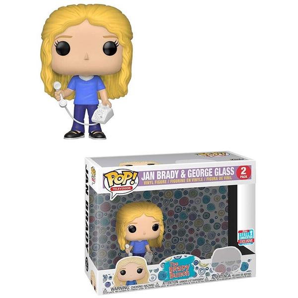 The Brady Bunch - Jan Brady & George Glass Pop! Vinyl NYCC 2018 - Gametraders Modbury Heights