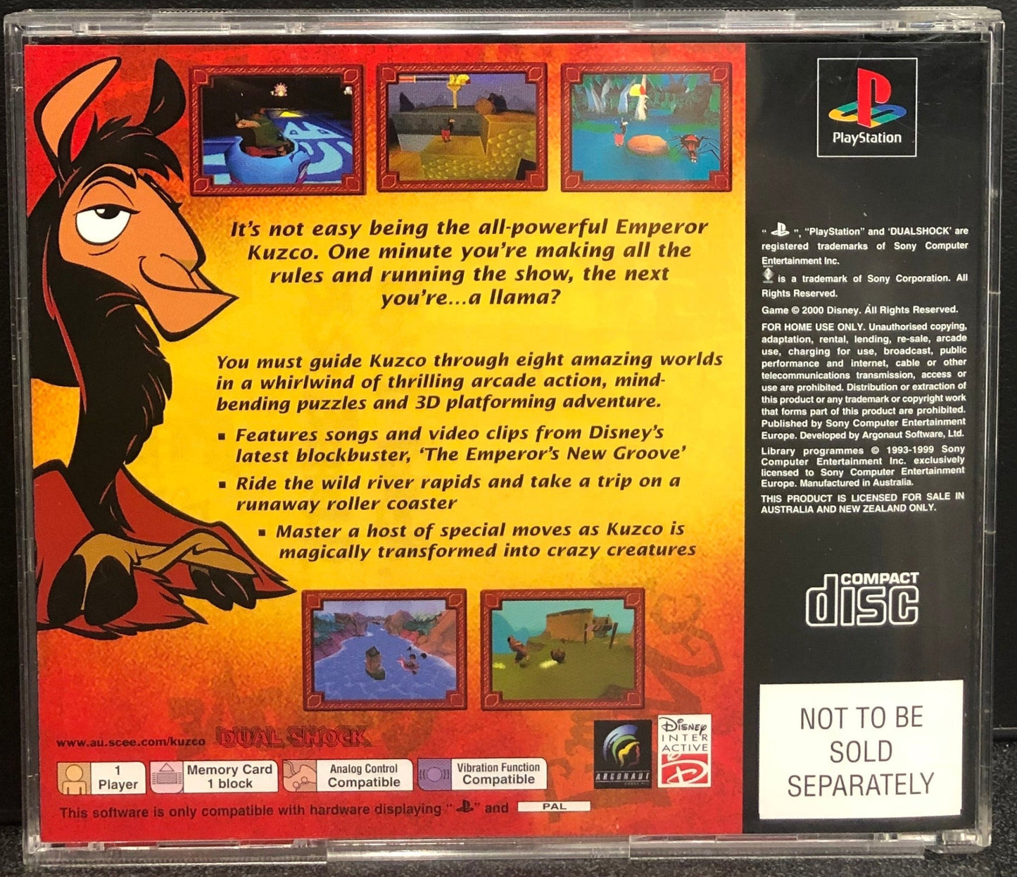 The Emperor's New Groove PS1 - Gametraders Modbury Heights