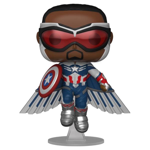 The Falcon and the Winter Soldier - Captain America Flying US Exclusive Pop! Vinyl - Gametraders Modbury Heights