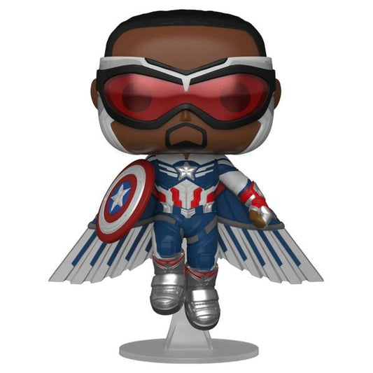 The Falcon and the Winter Soldier - Captain America Flying US Exclusive Pop! Vinyl - Gametraders Modbury Heights
