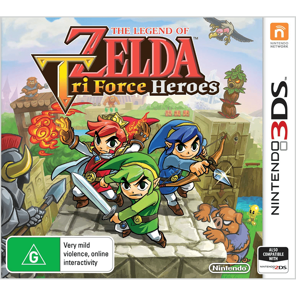 The Legend of Zelda - Tri Force Heroes 3DS - Gametraders Modbury Heights