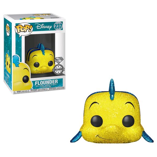 The Little Mermaid - Flounder Diamond Glitter Specialty Series Exclusive Pop! Vinyl - Gametraders Modbury Heights