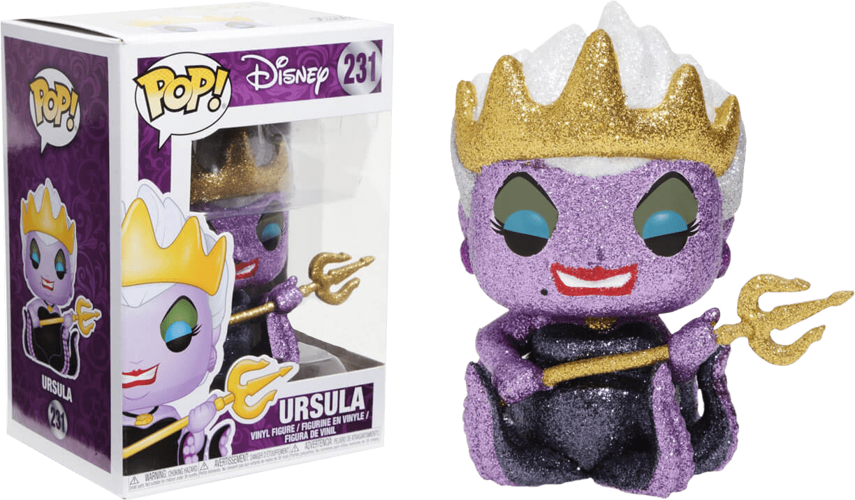 The Little Mermaid - Ursula Diamond Glitter US Exclusive Pop! Vinyl - Gametraders Modbury Heights