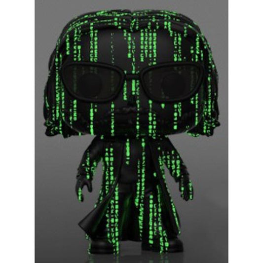 The Matrix Resurrections - Neo in the Matrix Glow US Exclusive Pop! Vinyl - Gametraders Modbury Heights