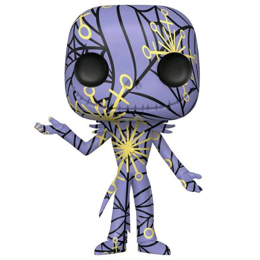 The Nightmare Before Christmas - Jack (Artist) Purple & Yellow Pop! Vinyl with Protector - Gametraders Modbury Heights