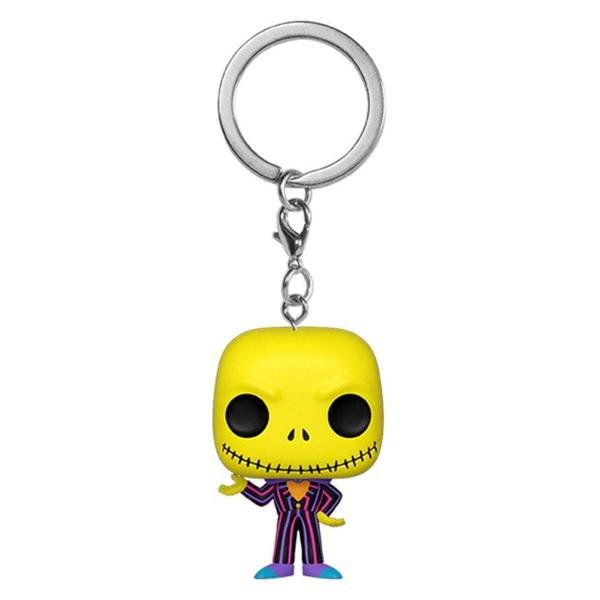The Nightmare Before Christmas - Jack Black Light Pocket Pop! Vinyl Keychain - Gametraders Modbury Heights