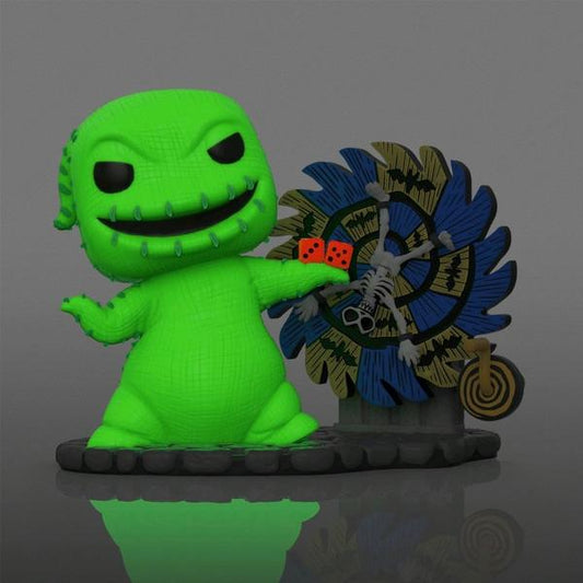 The Nightmare Before Christmas - Oogie Boogie with Spinwheel Neon US Exclusive Pop! Vinyl Deluxe - Gametraders Modbury Heights