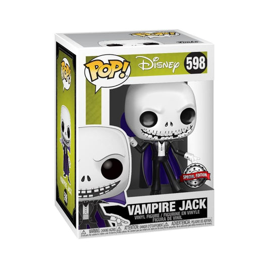 The Nightmare Before Christmas - Vampire Jack Metallic US Exclusive Pop! Vinyl - Gametraders Modbury Heights