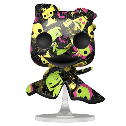 The Nightmare Before Christmas - Zero Black Light (Artist) US Exclusive Pop! Vinyl w/Protector - Gametraders Modbury Heights