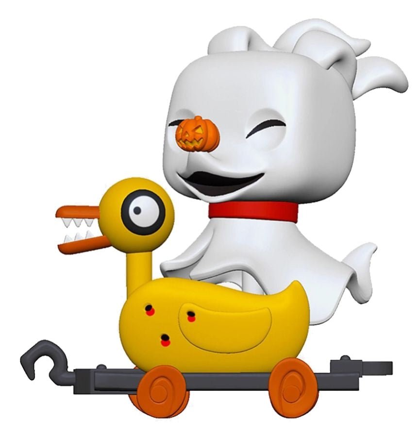 The Nightmare Before Christmas - Zero in Duck Cart Glow US Exclusive Pop! Vinyl - Gametraders Modbury Heights