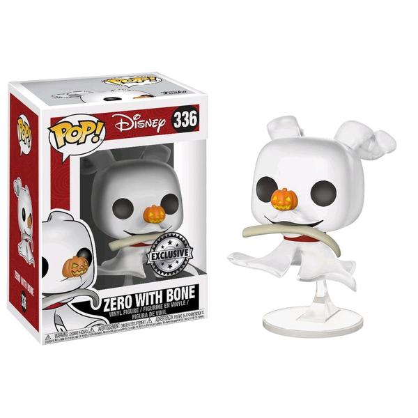 The Nightmare Before Christmas - Zero with Bone US Exclusive Pop! Vinyl - Gametraders Modbury Heights