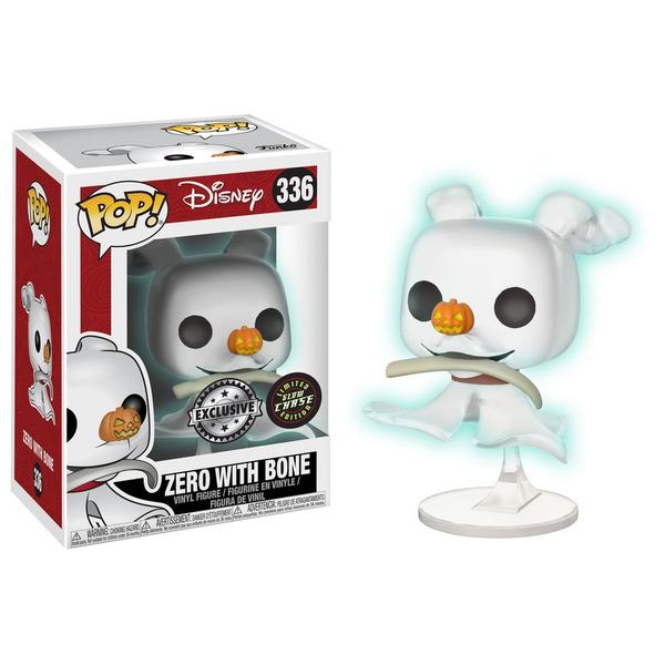 The Nightmare Before Christmas - Zero with Bone US Exclusive Pop! Vinyl Chase Bundle - Gametraders Modbury Heights