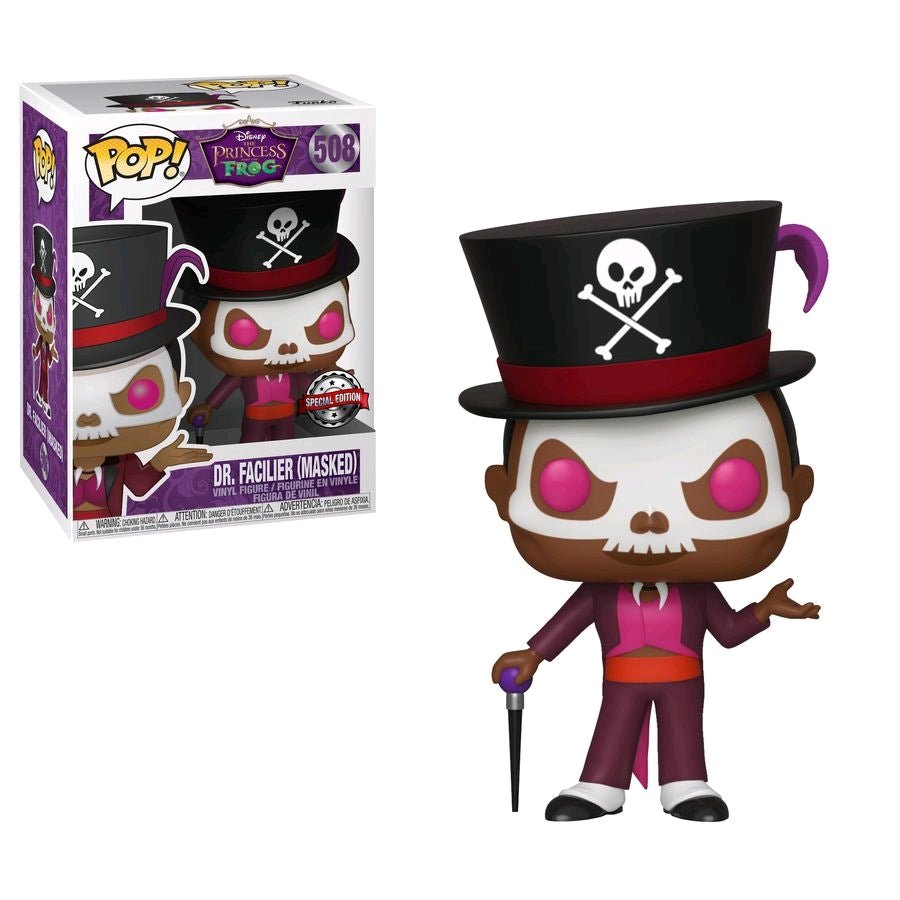 The Princess and the Frog - Dr. Facilier with Mask US Exclusive Pop! Vinyl - Gametraders Modbury Heights