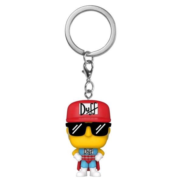 The Simpsons - Duffman Pocket Pop! Vinyl Keychain - Gametraders Modbury Heights
