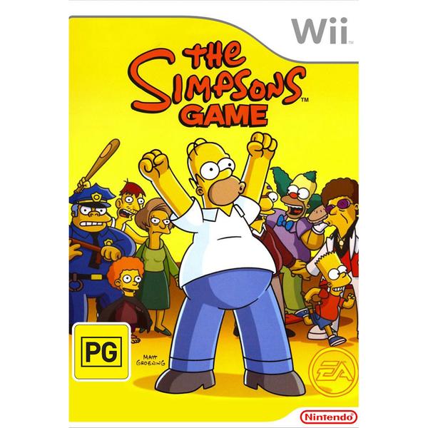 The Simpsons Game Wii (Pre - Played) - Gametraders Modbury Heights