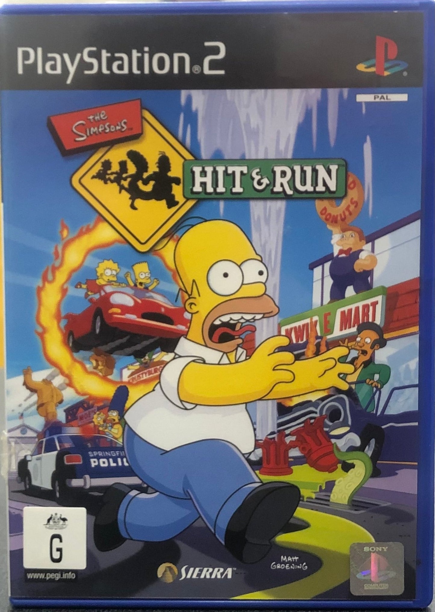 The Simpsons Hit & Run - PS2 - Gametraders Modbury Heights