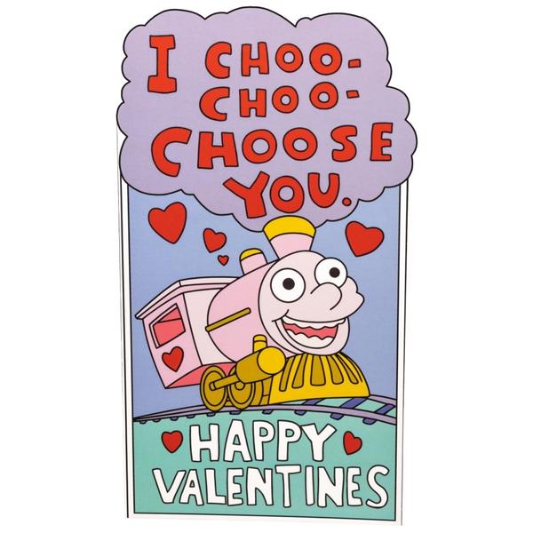 The Simpsons - I Choo Choo Choose You Replica Valentine's Day Card - Gametraders Modbury Heights