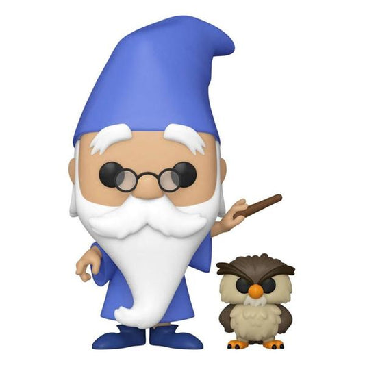 The Sword in the Stone - Merlin with Archimedes Pop! Vinyl - Gametraders Modbury Heights