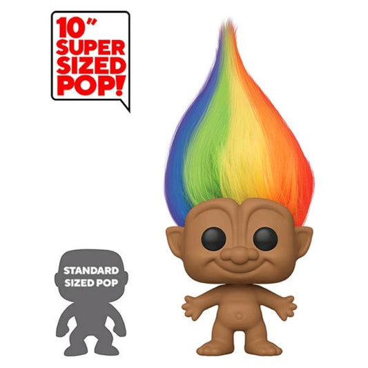 Trolls - Rainbow Troll with Hair (with chase) 10" Pop! Vinyl - Gametraders Modbury Heights