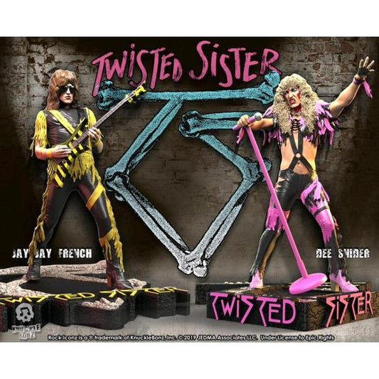 Twisted Sister - Set of 2 Rock Iconz Statues - Gametraders Modbury Heights