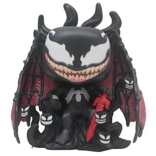 Venom - Venom on Throne Glow US Exclusive Pop! Vinyl Deluxe - Gametraders Modbury Heights