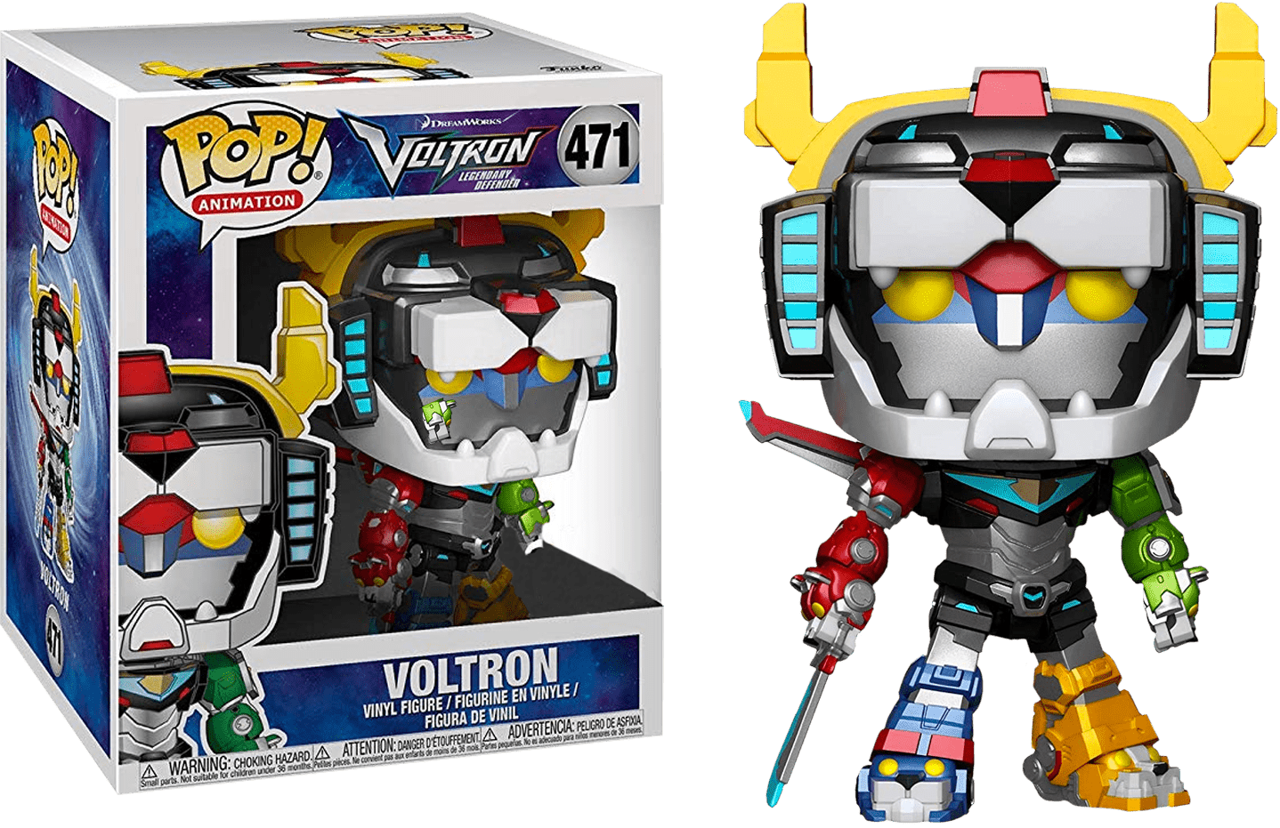 Voltron - Voltron Metallic 6" US Exclusive Pop! Vinyl - Gametraders Modbury Heights