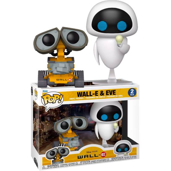 Wall - E - Cooler Wall - E & Bulb Eve US Exclusive Pop! Vinyl 2 - Pack - Gametraders Modbury Heights