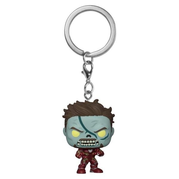 What If - Zombie Iron Man Pocket Pop! Vinyl Keychain - Gametraders Modbury Heights