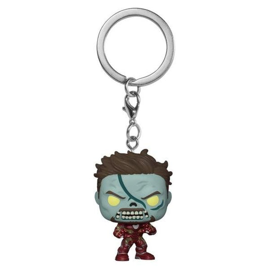 What If - Zombie Iron Man Pocket Pop! Vinyl Keychain - Gametraders Modbury Heights