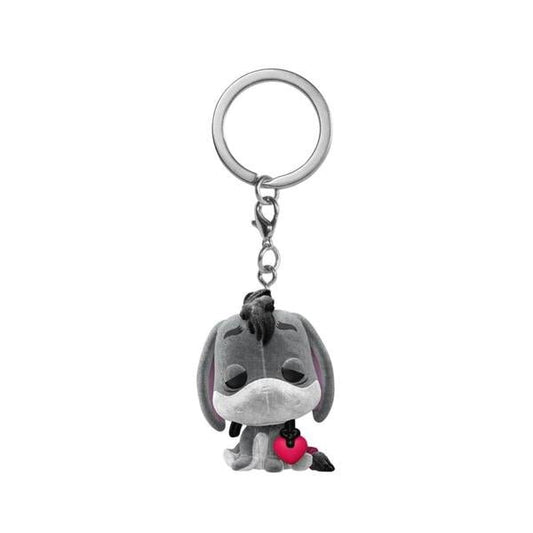 Winnie the Pooh - Eeyore with Heart Flocked US Exclusive Pop! Vinyl Keychain - Gametraders Modbury Heights
