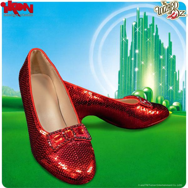 Wizard of Oz - Dorothy's Ruby Slippers Replica, Yellow Brick Road Edition - Gametraders Modbury Heights