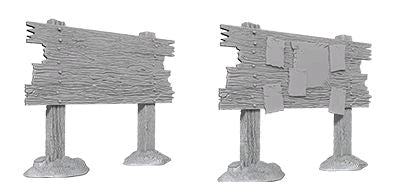 Wizkids - Deep Cuts Unpainted Miniatures: Bounty Board - Gametraders Modbury Heights