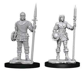 Wizkids - Deep Cuts Unpainted Miniatures: Guards - Gametraders Modbury Heights