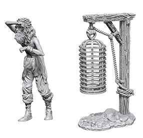 Wizkids - Deep Cuts Unpainted Miniatures: Hanging Cage - Gametraders Modbury Heights