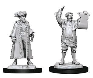 Wizkids - Deep Cuts Unpainted Miniatures: Mayor & Town Crier - Gametraders Modbury Heights