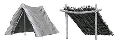 Wizkids - Deep Cuts Unpainted Miniatures: Tent & Lean - To - Gametraders Modbury Heights