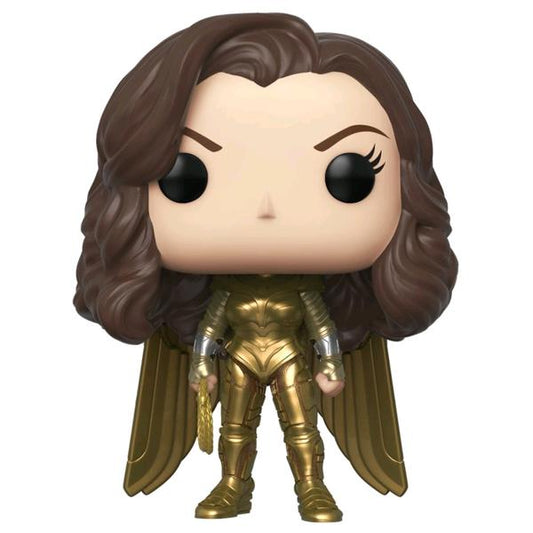 Wonder Woman: 1984 - Wonder Woman Gold No Helmet US Exclusive Pop! Vinyl - Gametraders Modbury Heights