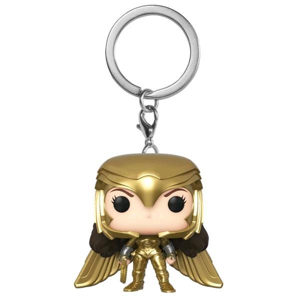 Wonder Woman: 1984 - Wonder Woman Gold Power Pose Pocket Pop! Vinyl Keychain - Gametraders Modbury Heights