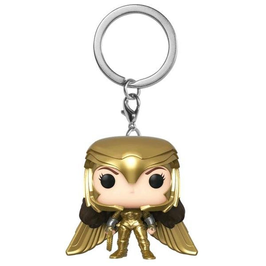 Wonder Woman: 1984 - Wonder Woman Gold Power Pose Pocket Pop! Vinyl Keychain - Gametraders Modbury Heights