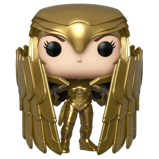 Wonder Woman: 1984 - Wonder Woman Gold Shield Pose US Exclusive Pop! Vinyl - Gametraders Modbury Heights
