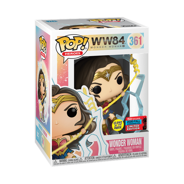 Wonder Woman 2 - Wonder Woman Lightning Glow Pop! Vinyl NY20 - Gametraders Modbury Heights