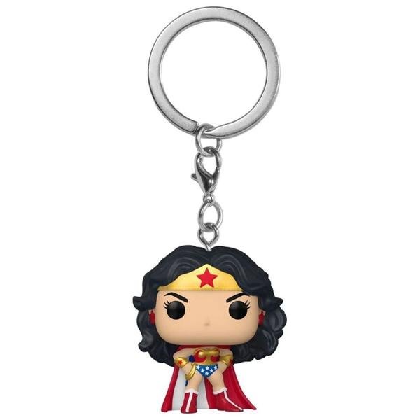 Wonder Woman - Classic Cape 80th Anniversary Pocket Pop! Vinyl Keychain - Gametraders Modbury Heights
