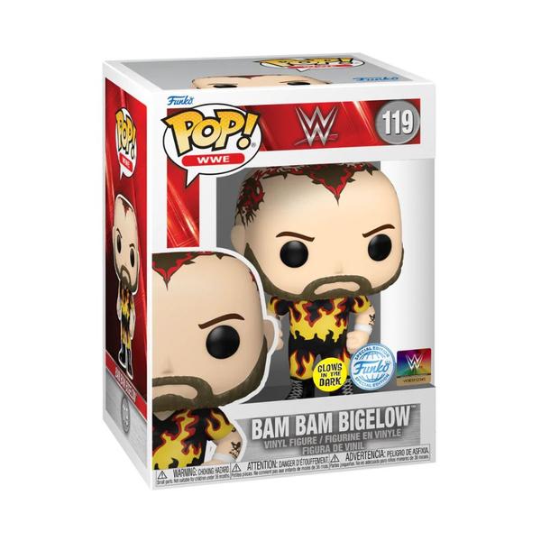 WWE - Bam Bam Bigelow Glow US Exclusive Pop! Vinyl - Gametraders Modbury Heights