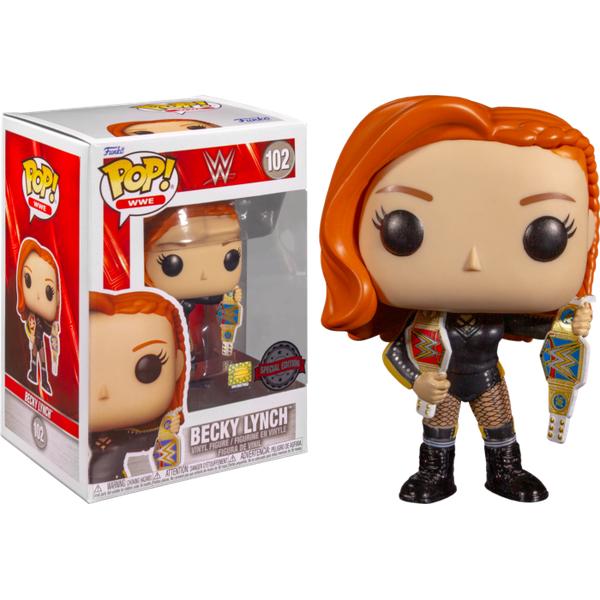 WWE - Becky Lynch with Belt Metallic US Exclusive Pop! Vinyl - Gametraders Modbury Heights