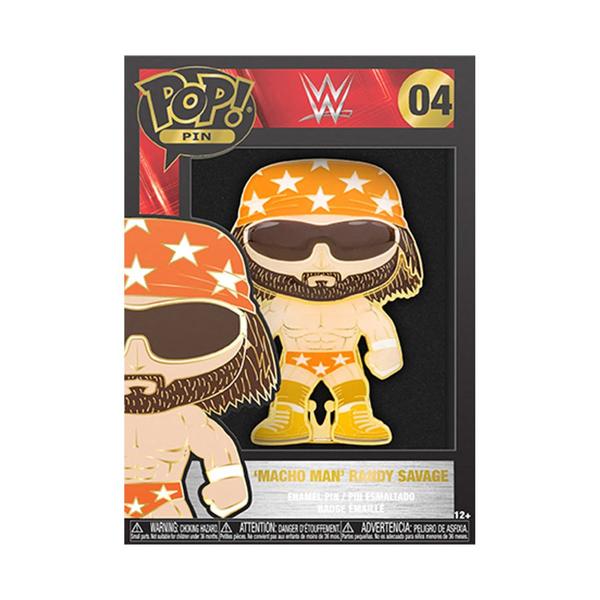 WWE - Randy Macho Man Savage 4" Pop! Enamel Pin - Gametraders Modbury Heights