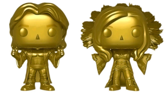 WWE - Ric and Charlotte Flair Gold US Exclusive Pop! Vinyl 2 - pack - Gametraders Modbury Heights