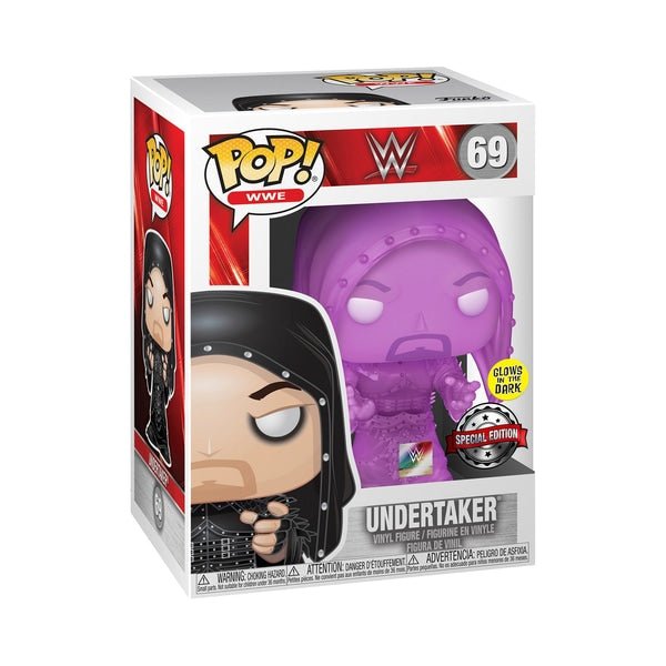 WWE - Undertaker Hooded Purple / Translucent / Glow US Exclusive Pop! Vinyl - Gametraders Modbury Heights