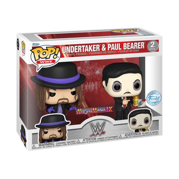 WWE - Undertaker & Paul Bearer (with pin) US Exclusive Pop! Vinyl 2 - Pack - Gametraders Modbury Heights